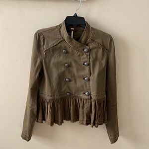 Free People Army Green Jacket size XS